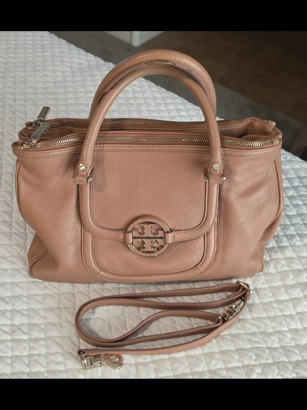 TORY BURCH Amanda Double Zip Tote/Satchel
